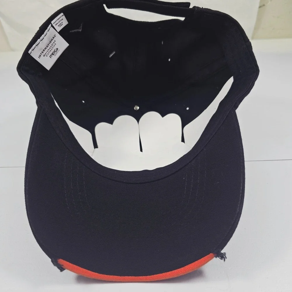 International Trucks Hat Mens Black Orange Logo Cap Snapback NWT‎